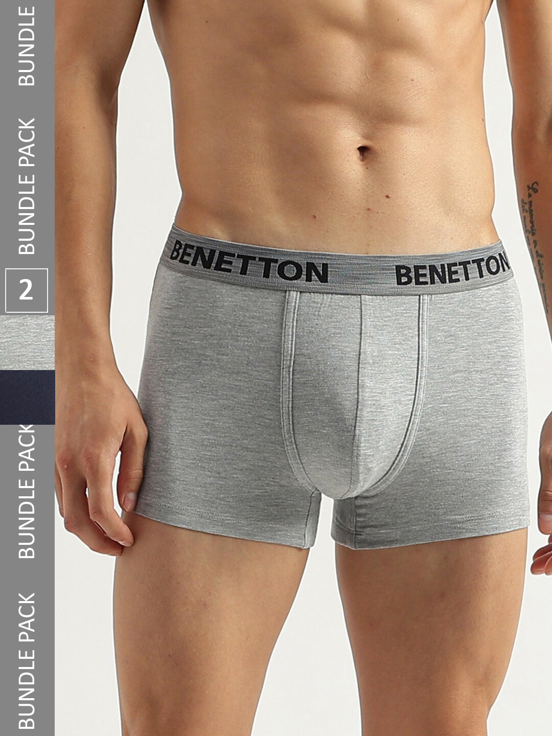 

United Colors of Benetton Pack Of 2 Trunks 23P3MENUC144I904S, Grey