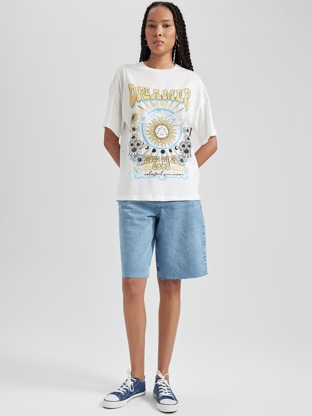 

DeFacto Women Denim Shorts, Na