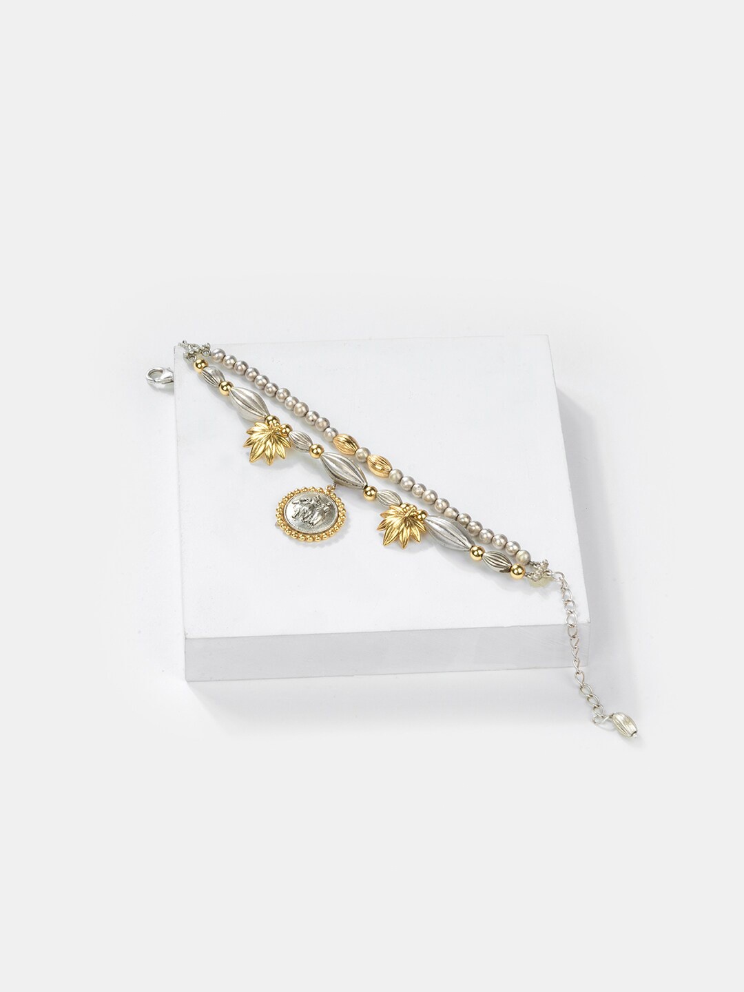 

SHAYA 925 Sterling Silver Gold-Plated Link Bracelet