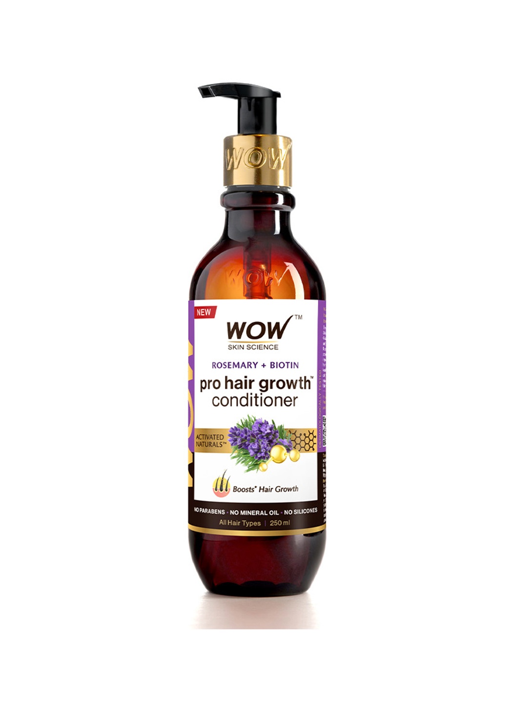 

WOW SKIN SCIENCE Rosemary & Biotin Anti Hair Fall Conditioner - 250ml, Transparent