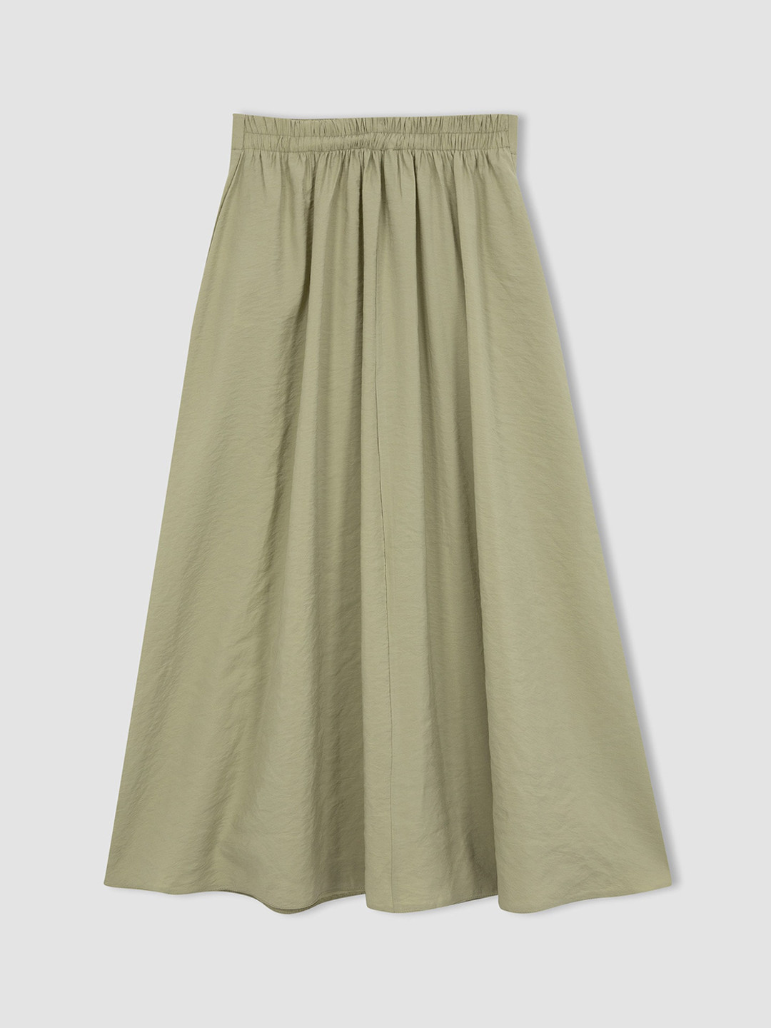 

DeFacto A-Line Flared Knee-Length Skirt, Green