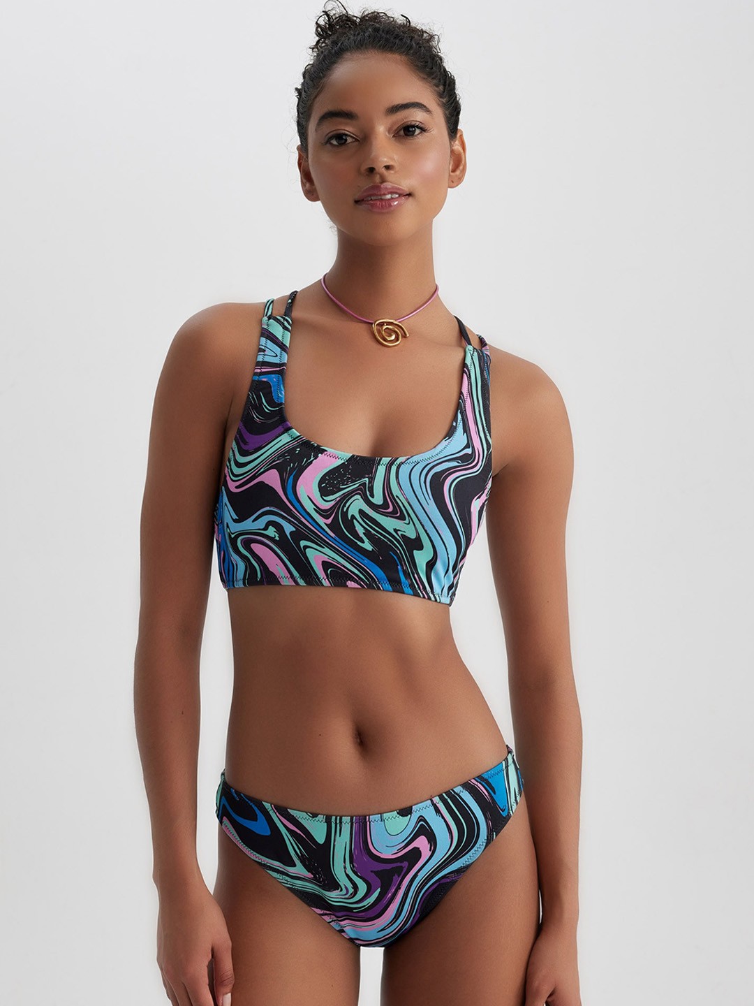 

DeFacto Low-Rise Brief Swim Bottoms, Blue