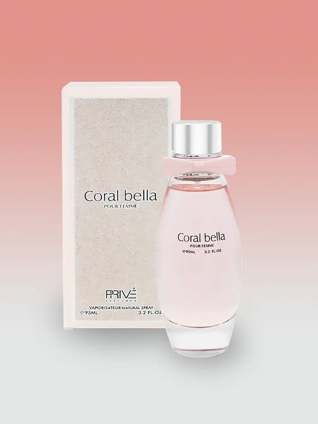 

Emper Women Prive Coral Bella EDP 95ml, Transparent