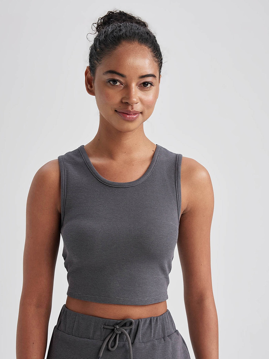 

DeFacto Cotton Tank Crop Top, Na