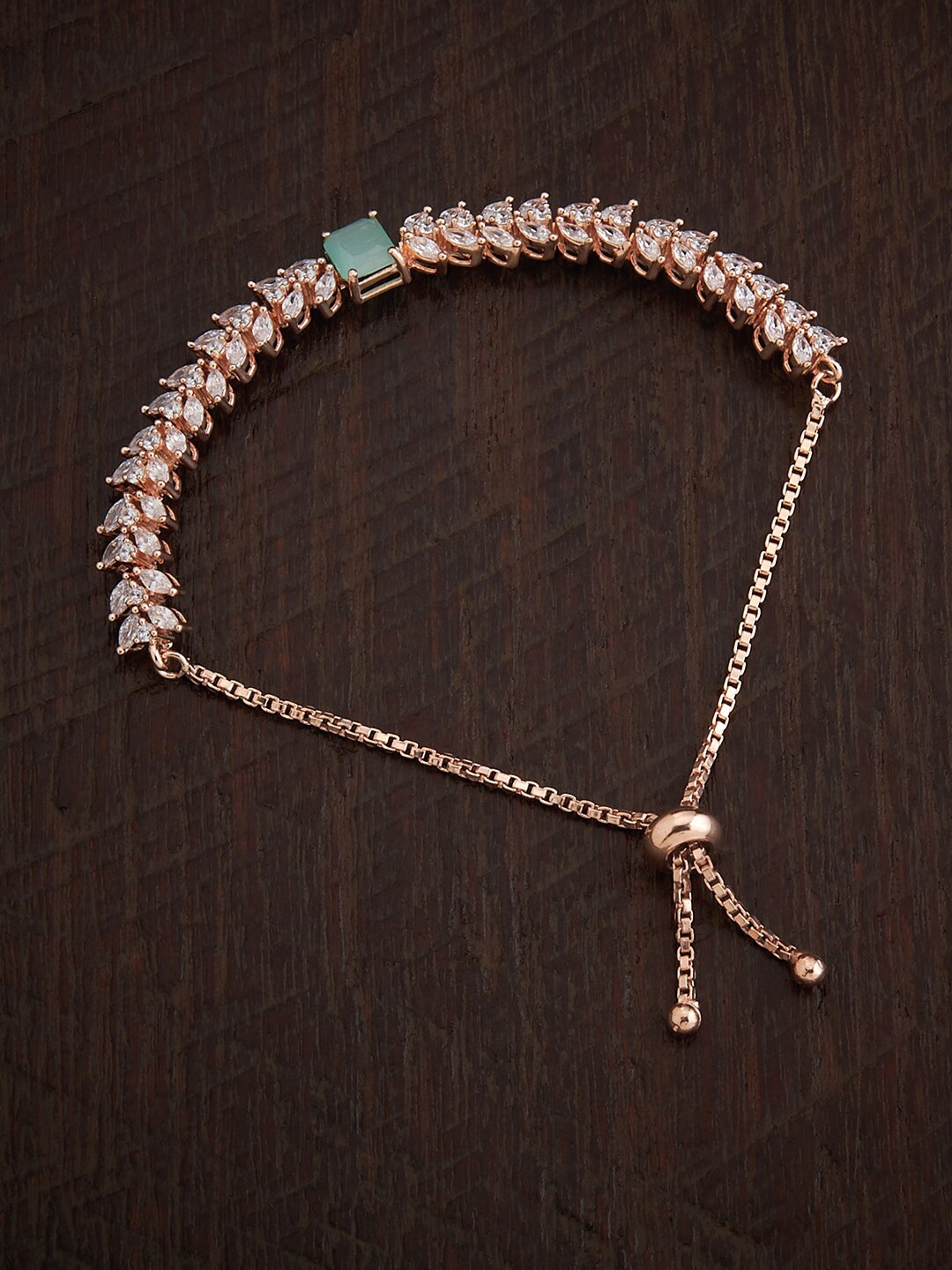 

Kushal's Fashion Jewellery Gold-Plated Link Bracelet