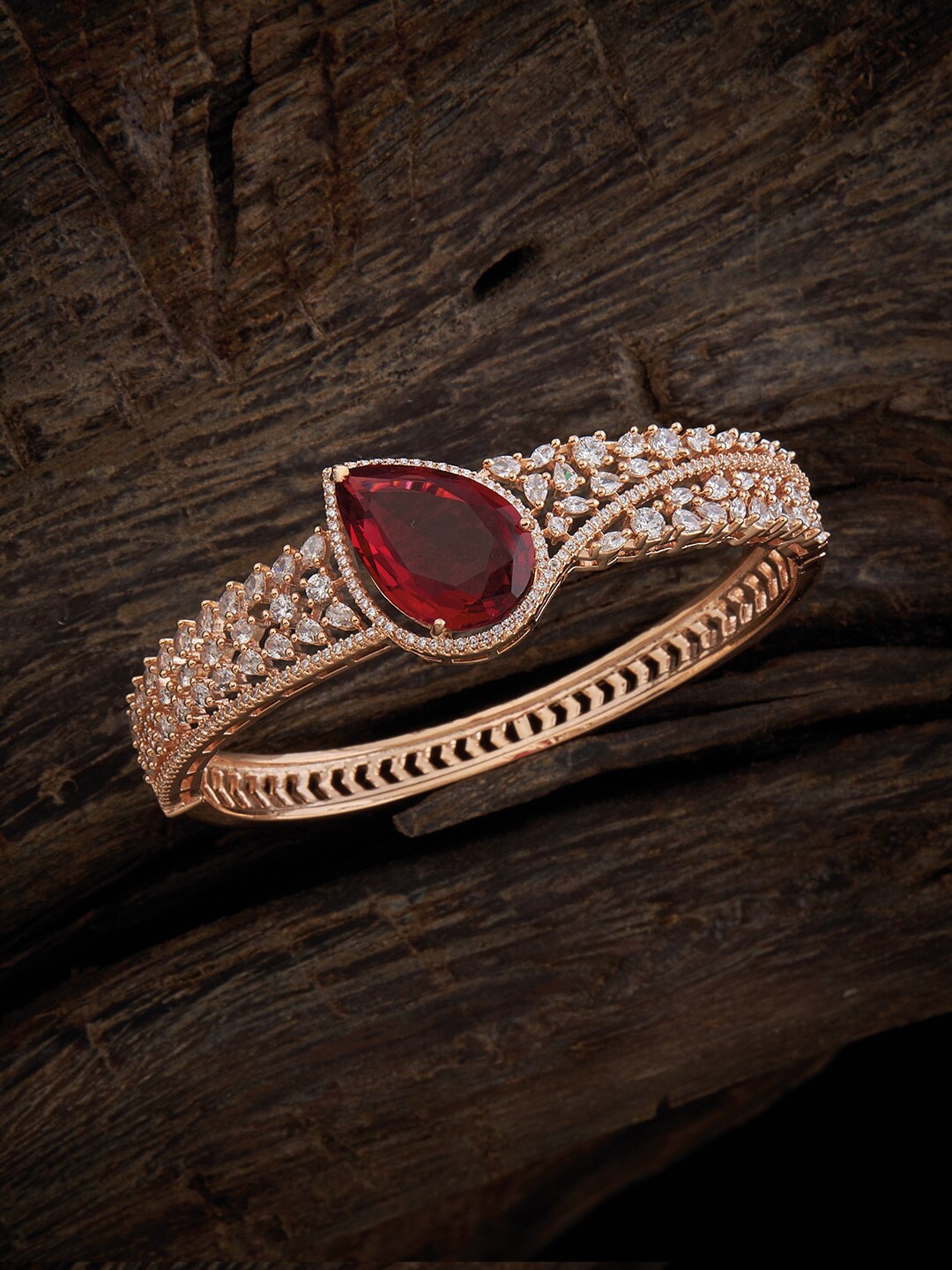 

Kushal's Fashion Jewellery Gold-Plated Bangle-Style Bracelet