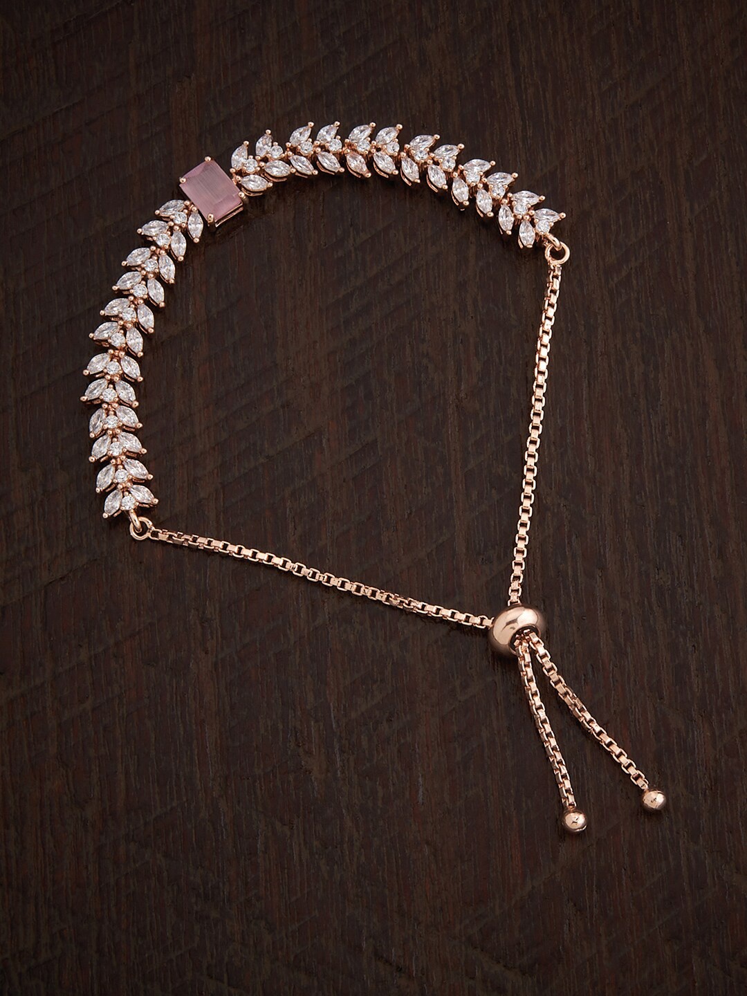 

Kushal's Fashion Jewellery Gold-Plated Link Bracelet