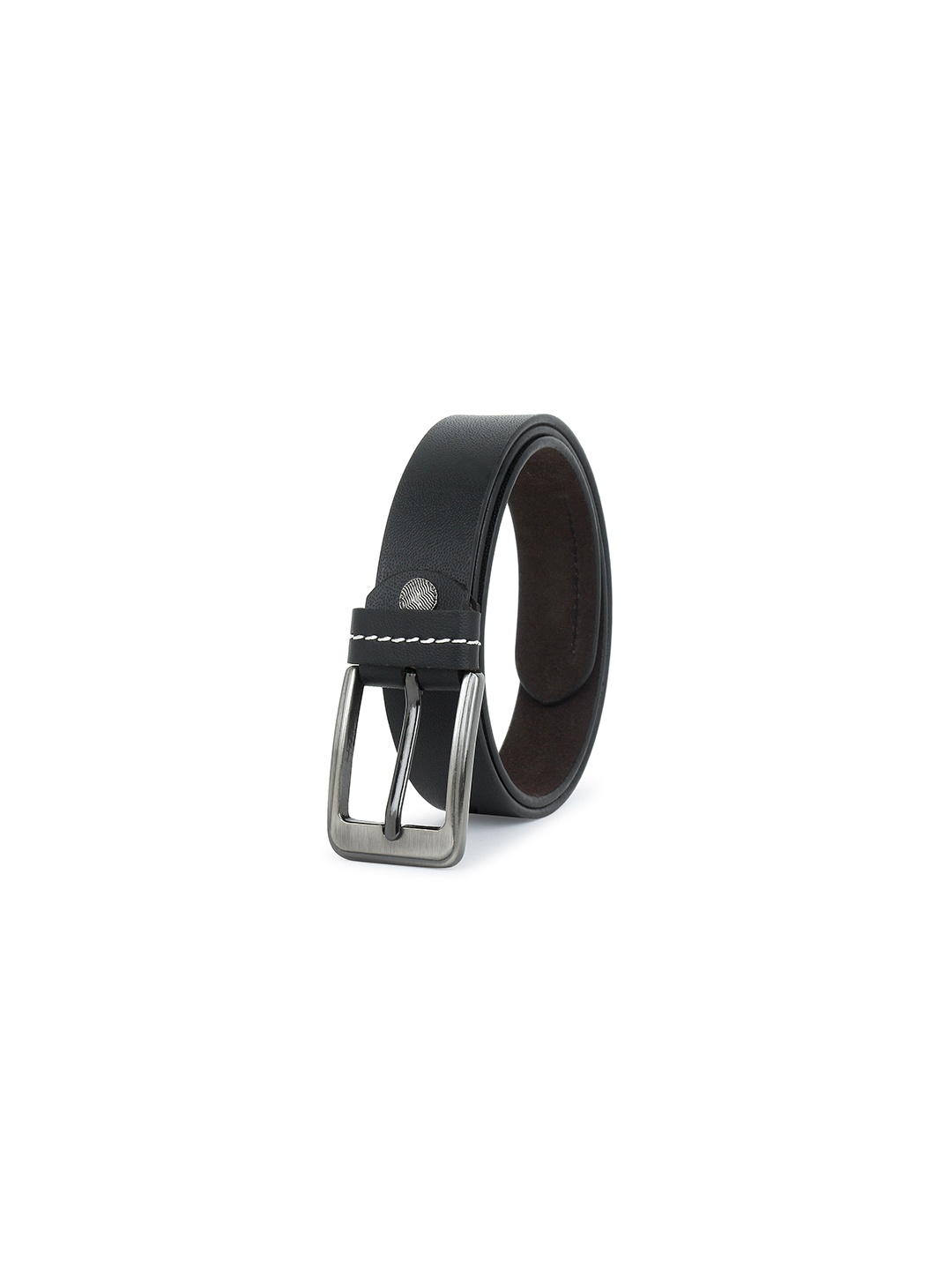 

Zacharias Boys Leather Belt, Black