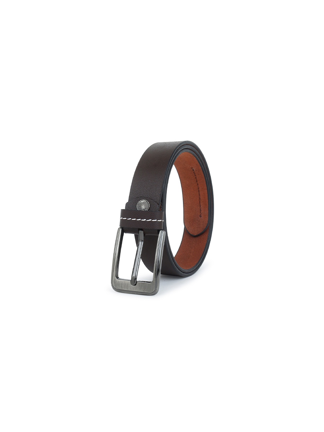 

Zacharias Boys Leather Belt With Tang Closure, Brown