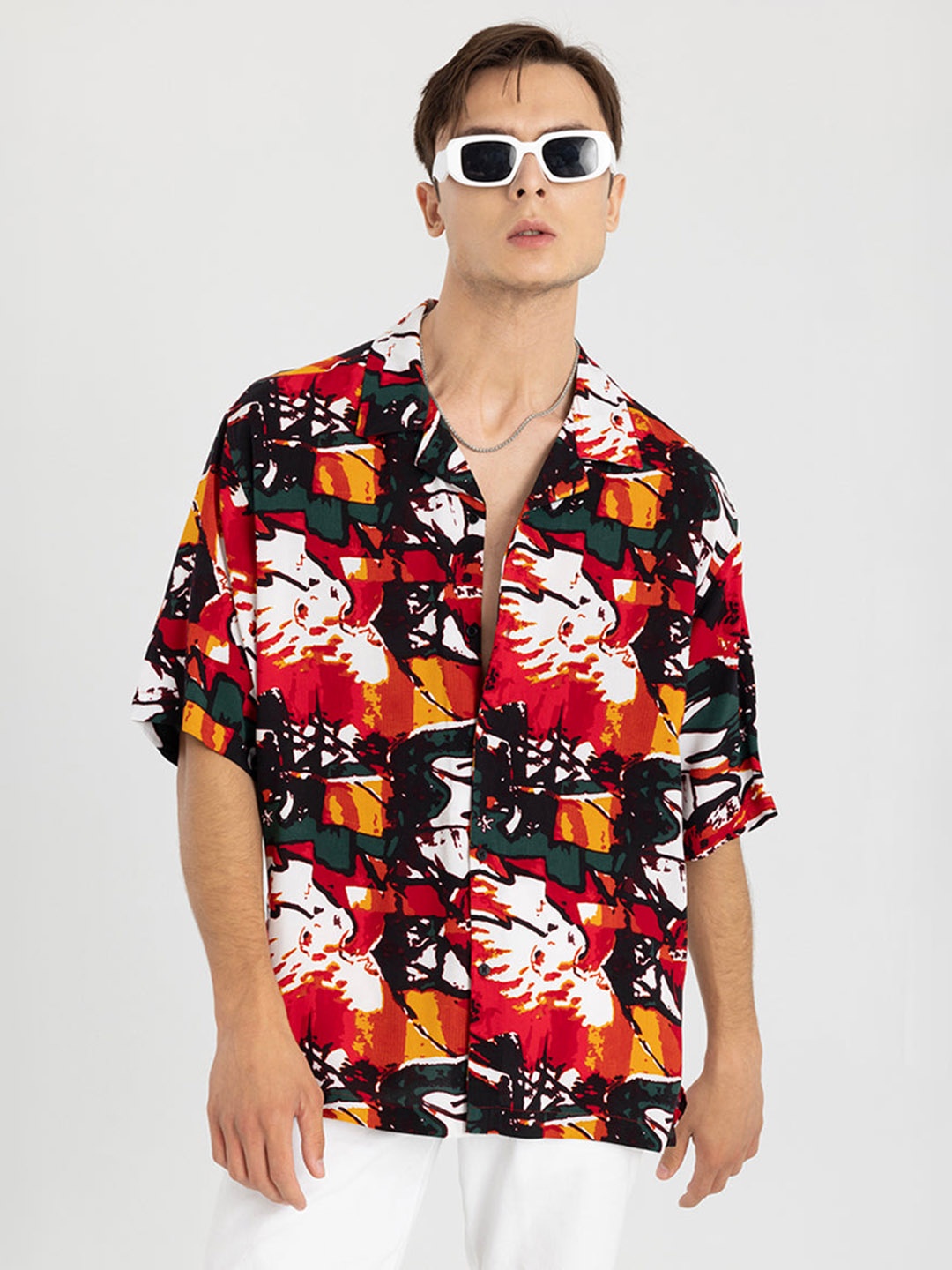 

Snitch Classic Floral Opaque Printed Casual Shirt, Multi