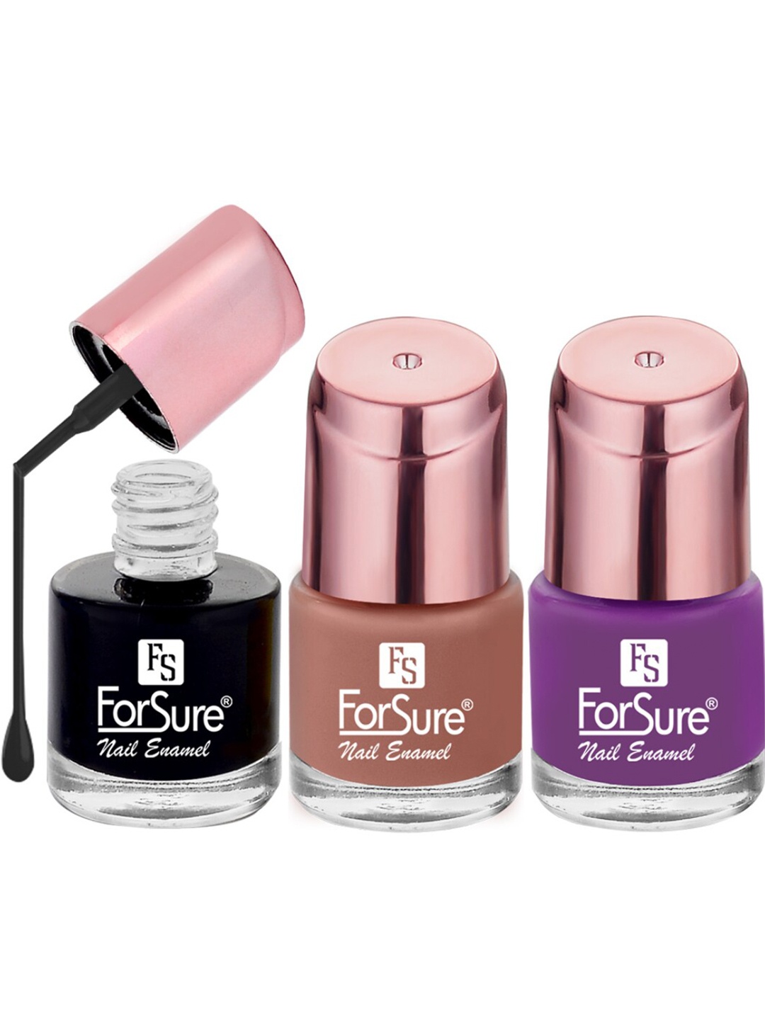 

ForSure Set of 3 Nail Paints - 109 - 118 - 103, Purple