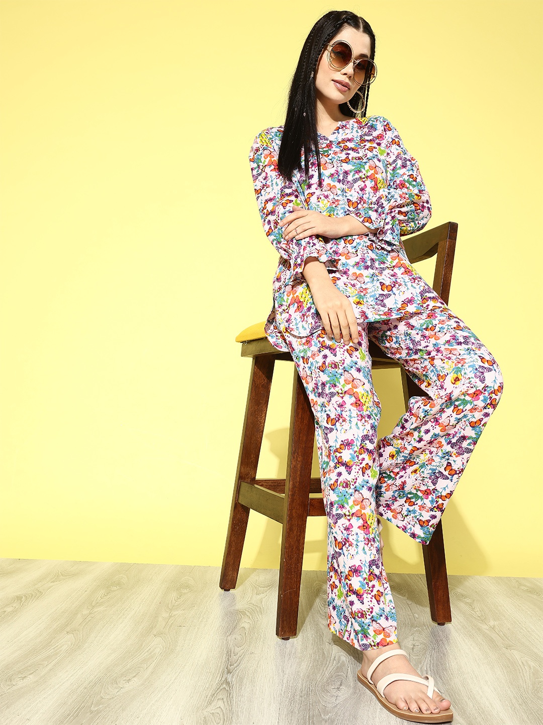 

all about you Conversational Printed Co-Ords, White