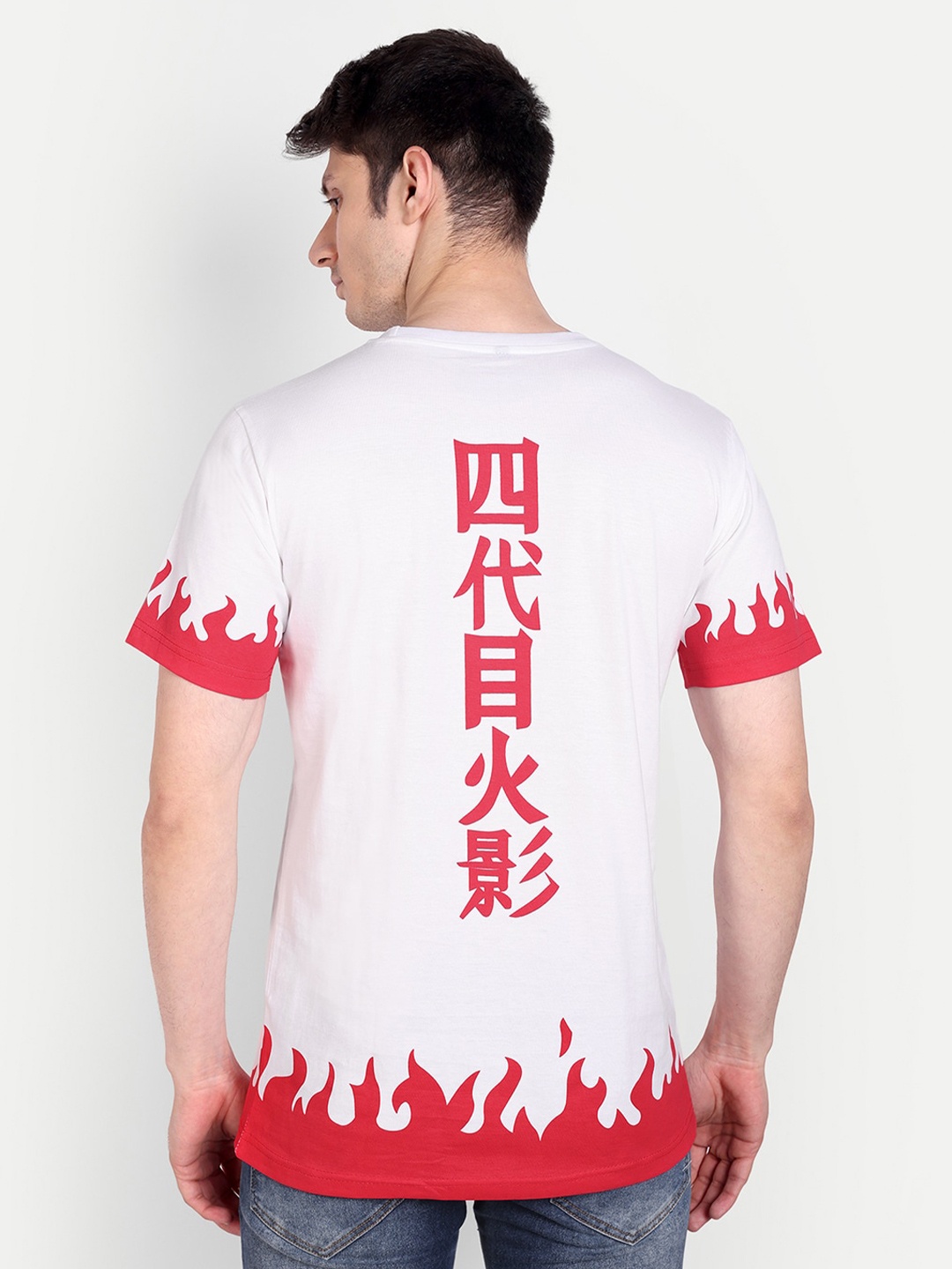 

Fans Army Typography Printed Pure Cotton T-shirt, White