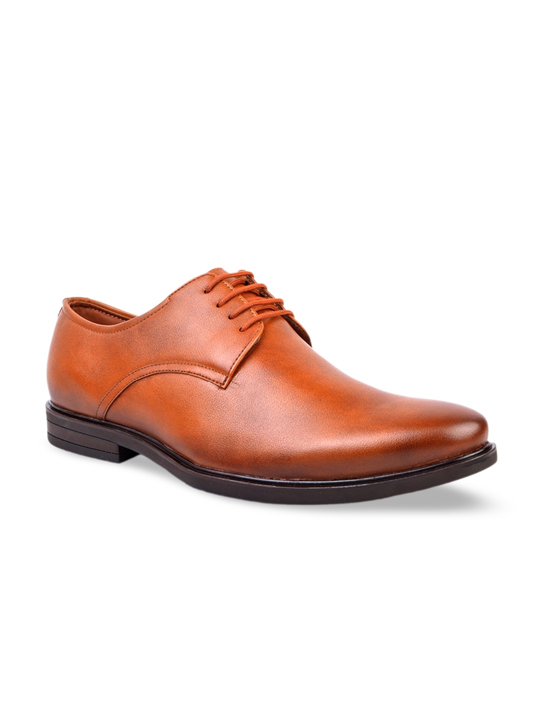 

Cliff Fjord Men Textured Formal Derbys, Tan