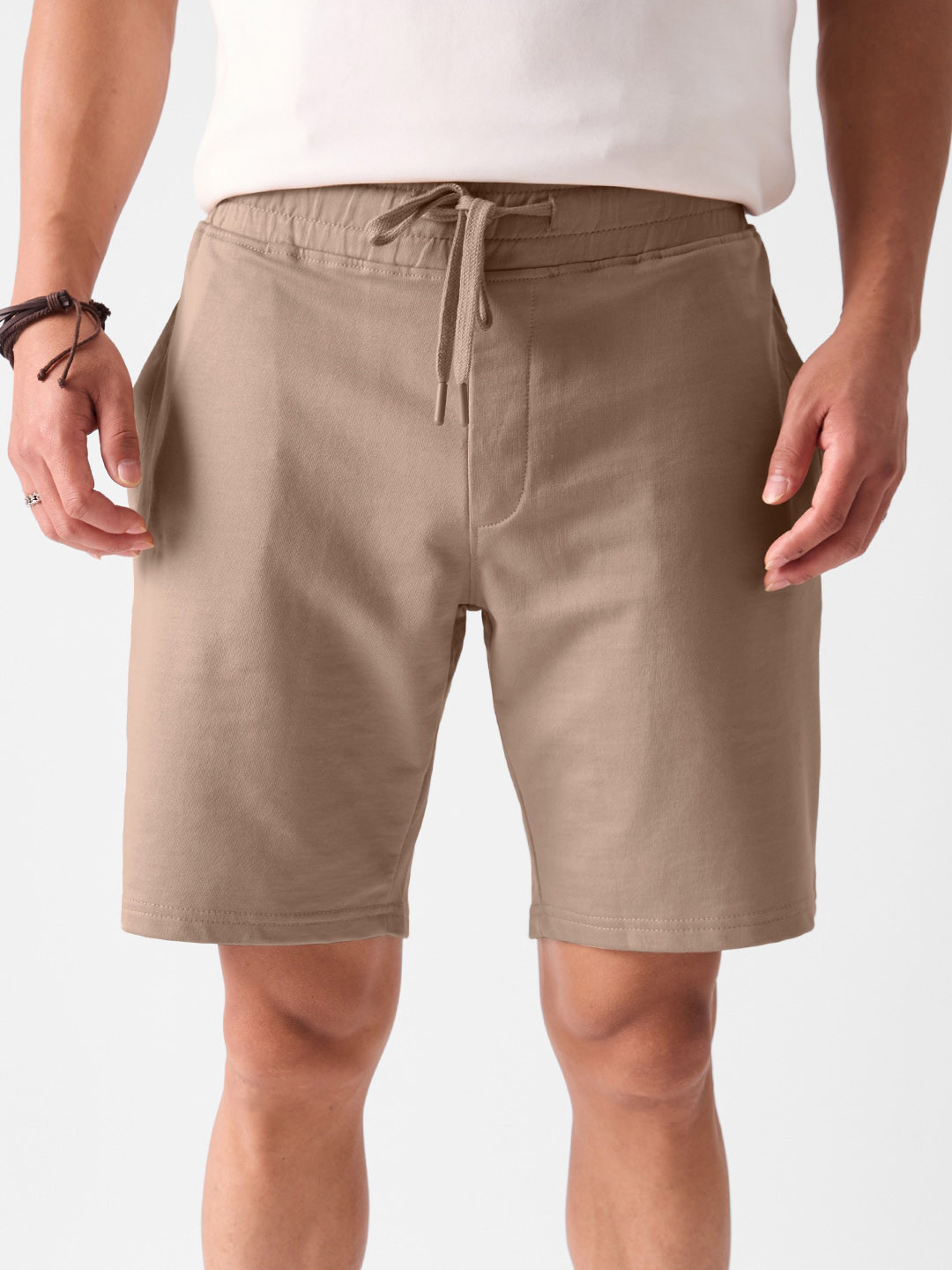 

The Souled Store Men Brown Mid-Rise Casual Shorts