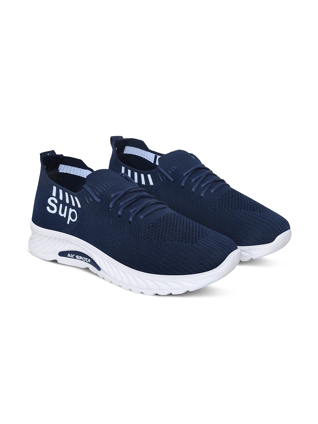 

Airspot Men Textured Slip On Sneakers, Navy blue