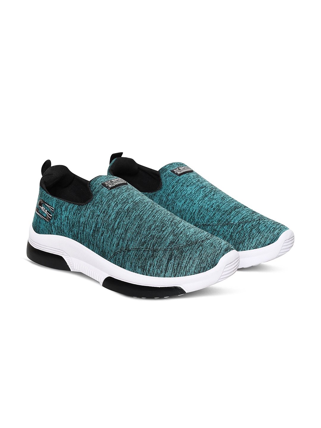 

Airspot Men Textured Slip-On Sneakers, Teal