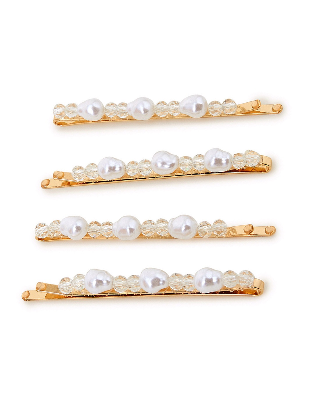 

Accessorize Set of 4 Bobby Pins, Gold
