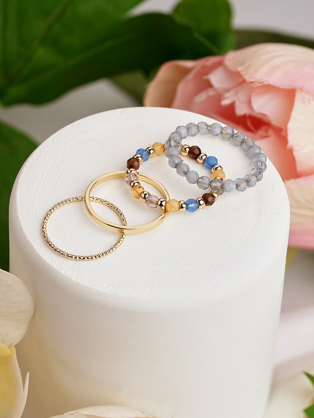 

Accessorize Set Of 4 Gold-Toned Finger Rings