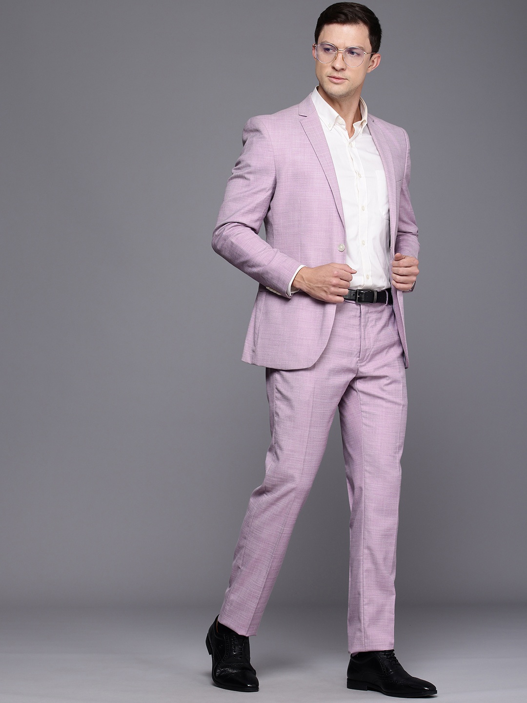 

Raymond Single Breasted Slim Fit 2-Peice Formal Suit, Lavender