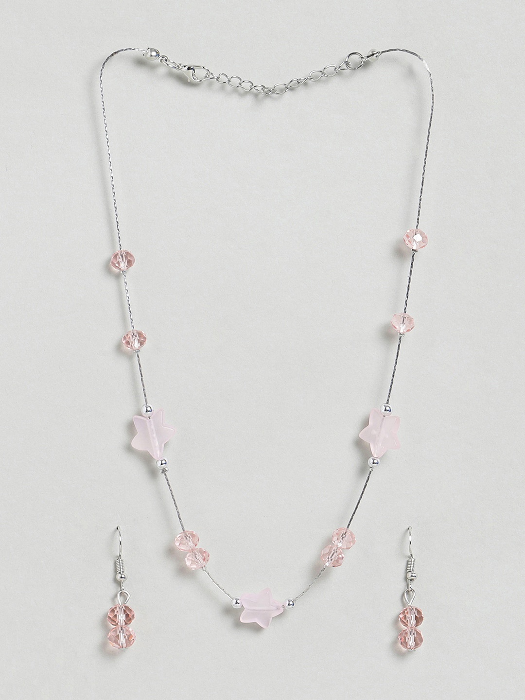 

EL REGALO Silver-Plated Beaded Jewellery Set