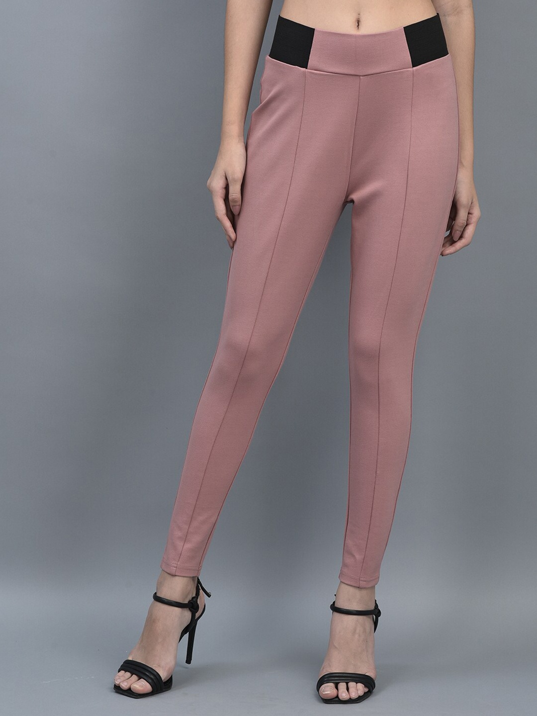 

CANOE Women Mid-Rise Jeggings, Peach