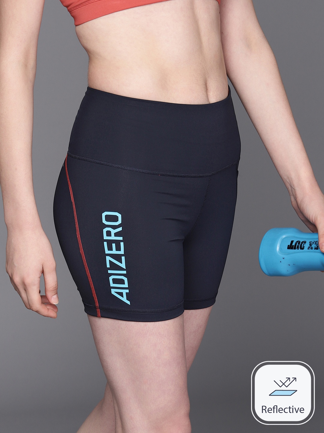 

ADIDAS Women Adizero Running Shorts, Navy blue