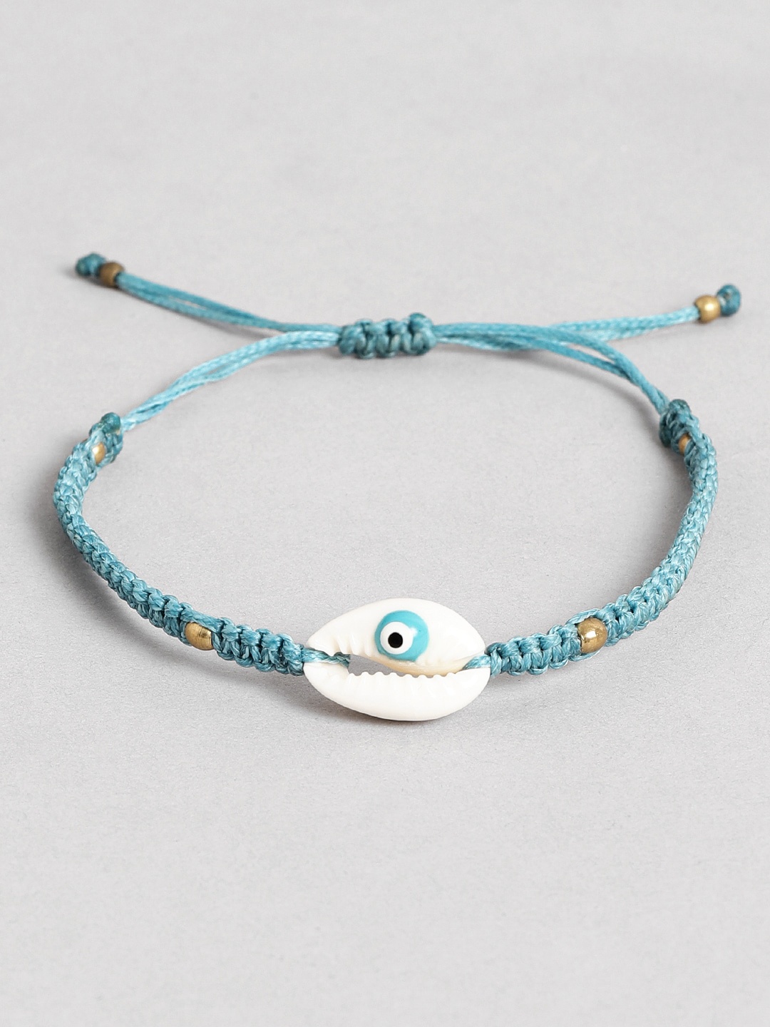 

EL REGALO Unisex Beaded Wraparound Bracelet, Blue