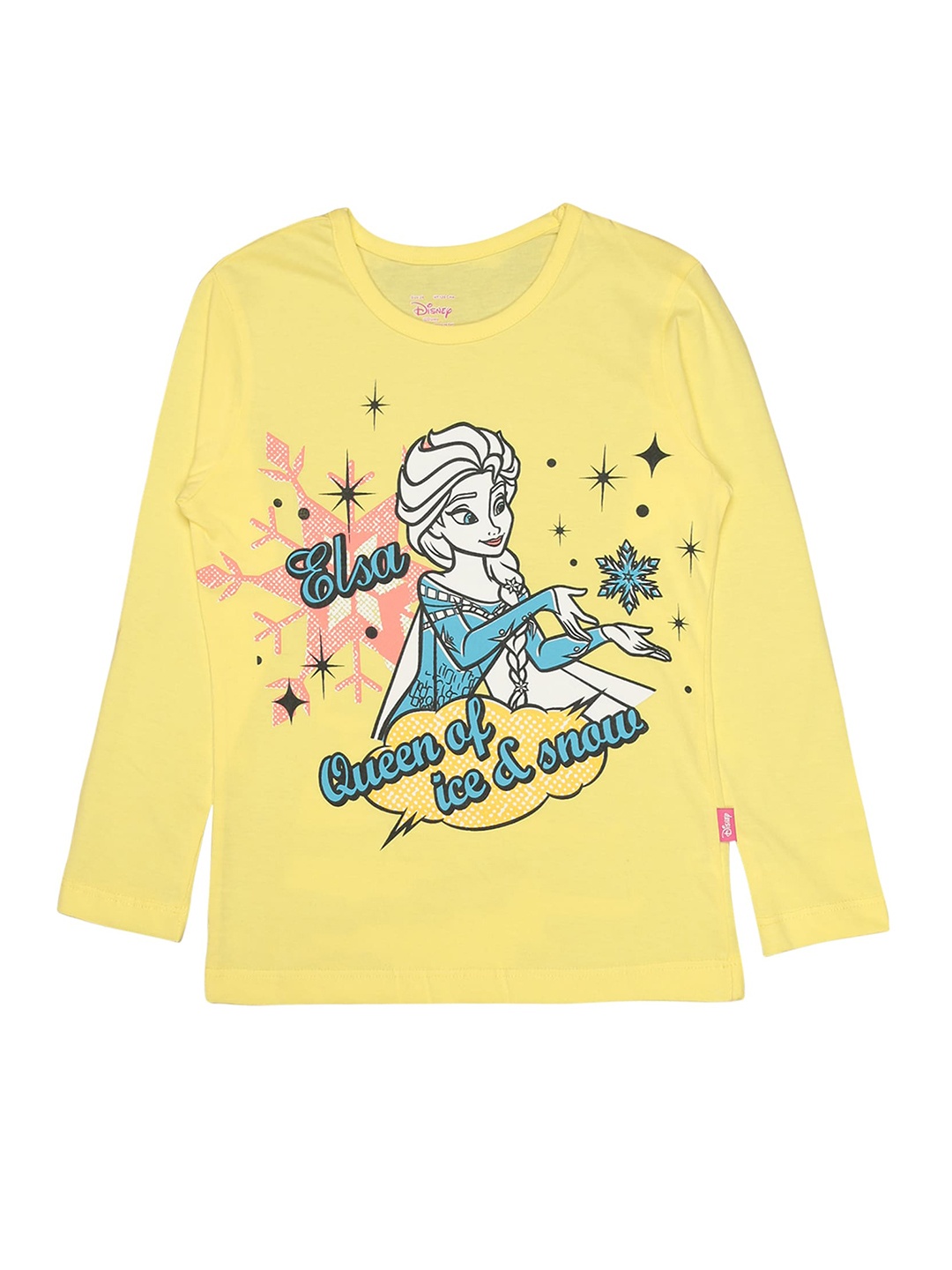 

Bodycare Girls Elsa Printed Cotton T-shirt, Yellow