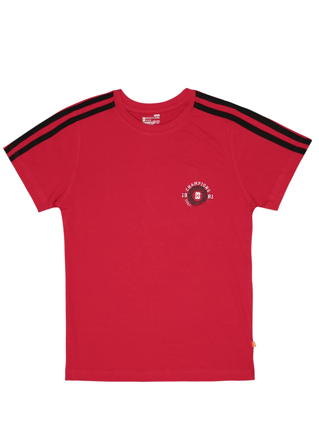 

Bodycare Boys Round Neck Cotton T-shirt, Red