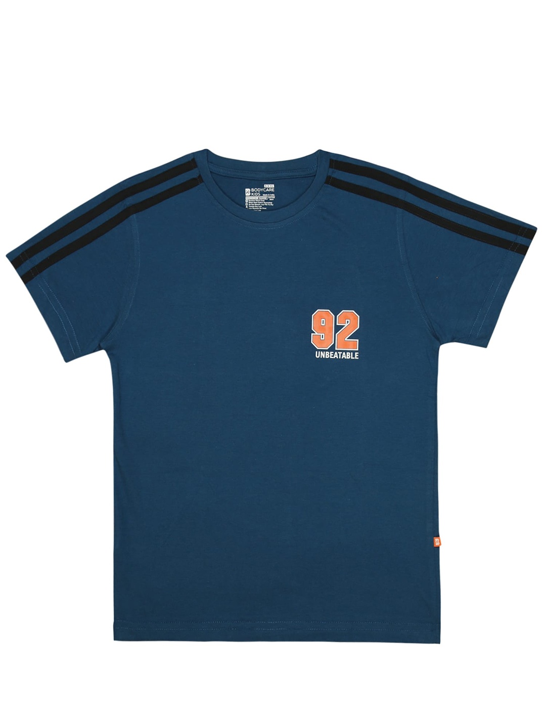 

Bodycare Boys Round Neck Pure Cotton Regular Fit T-shirt, Navy blue