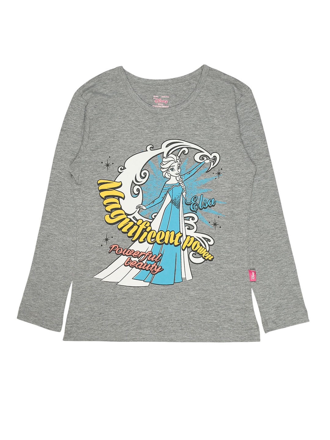 

Bodycare Girls Elsa Printed Cotton T-shirt, Grey
