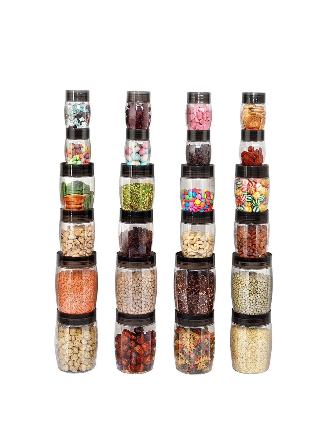

Cello Clario Set of 24 Transparent PET plastic storage containers for kitchen