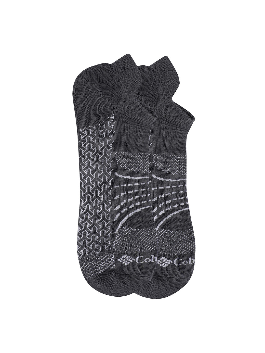 

Columbia Men Pack Of 2 Nosho-Actv-Mapped Ankle-Length Socks, Grey