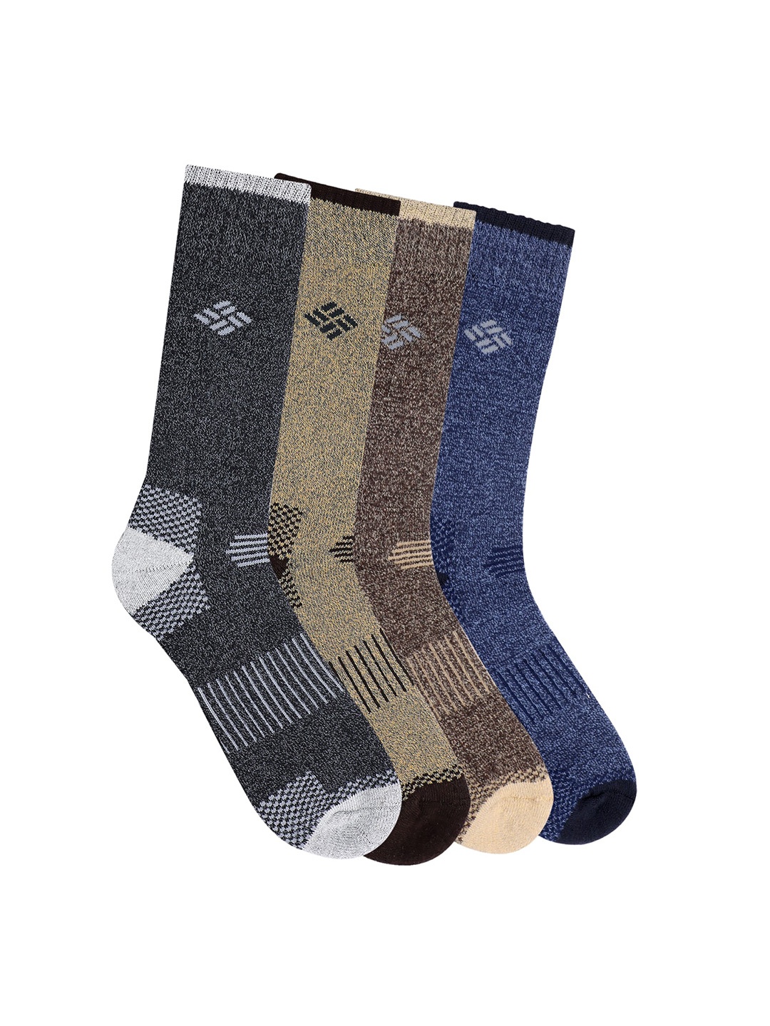 

Columbia Men Pack Of 4 Thml Crew Fc 108N Calf-Length Socks, Blue