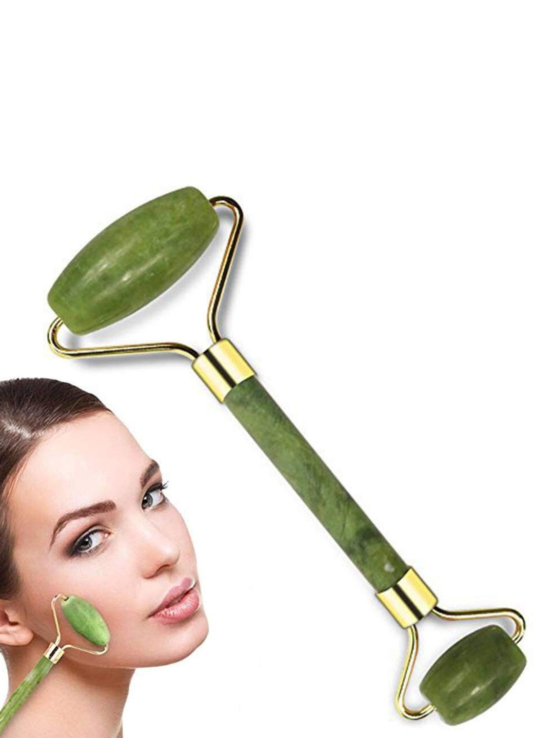 

FEELHIGH Facial Face Roller Massager, Green