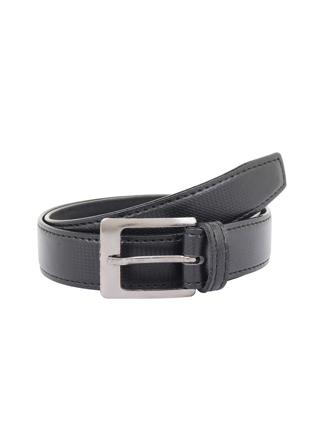 

Zacharias Boys Slim Textured Belt, Black