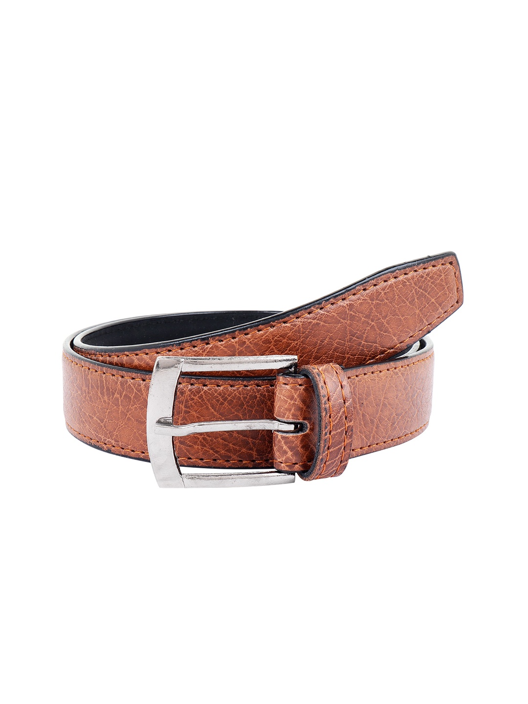 

Zacharias Boys Textured Slim Casual Belt, Brown