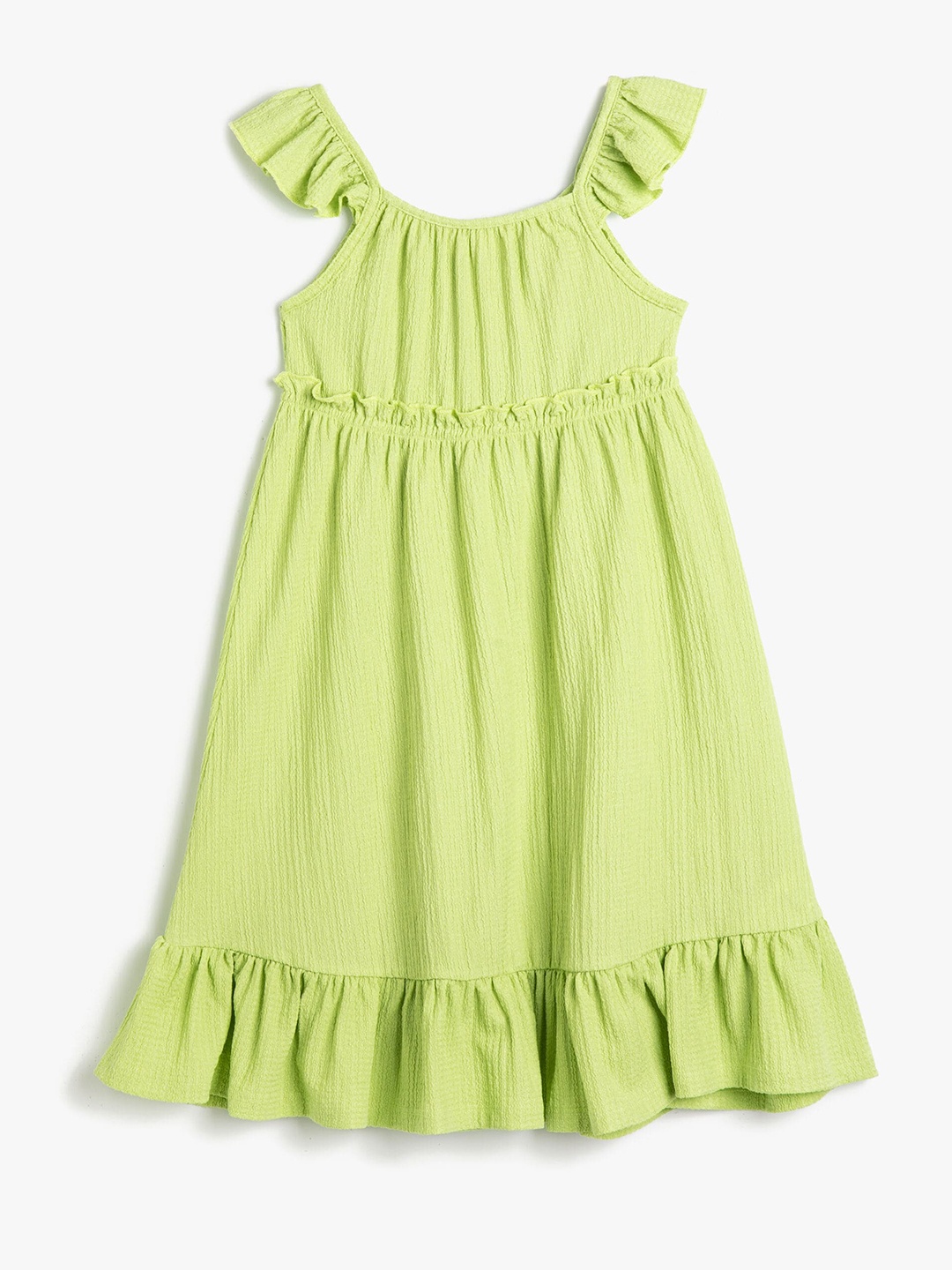 

Koton Girls Ruffles Empire Dress, Green
