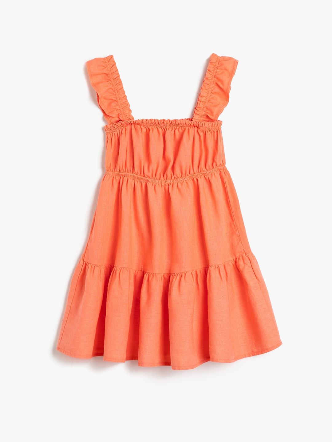 

Koton Girls Sleeveless A-Line Dress, Orange