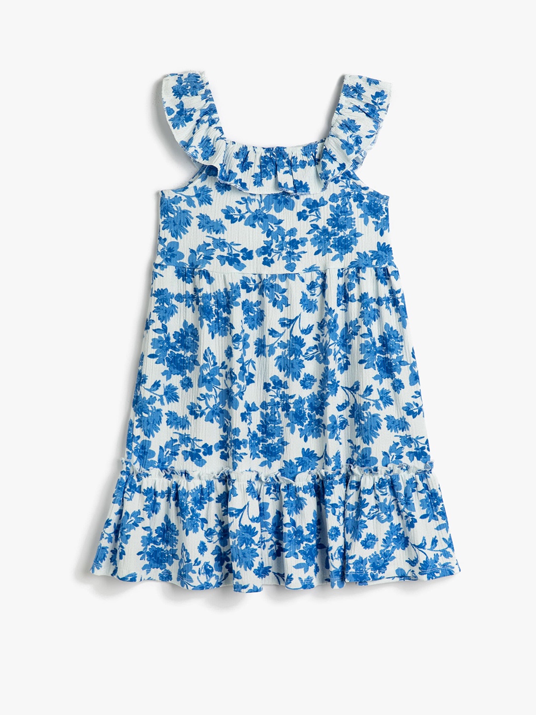 

Koton Girls Floral Printed A-Line Dress, White