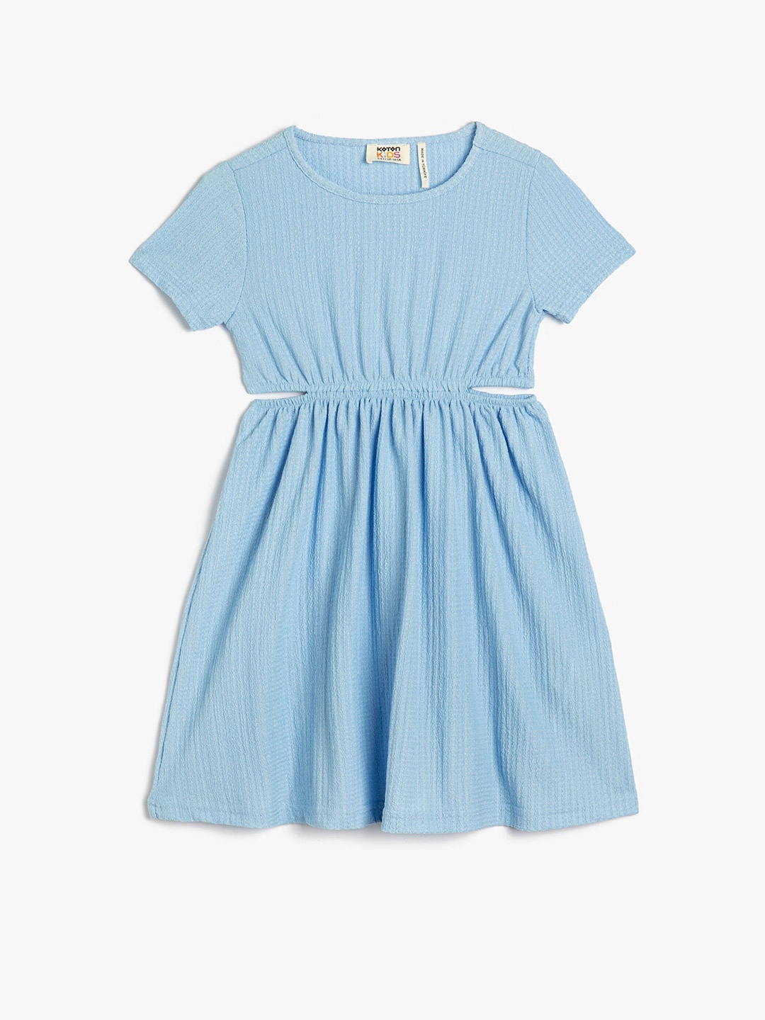 

Koton Girls Cut-Out Fit & Flare Dress, Blue