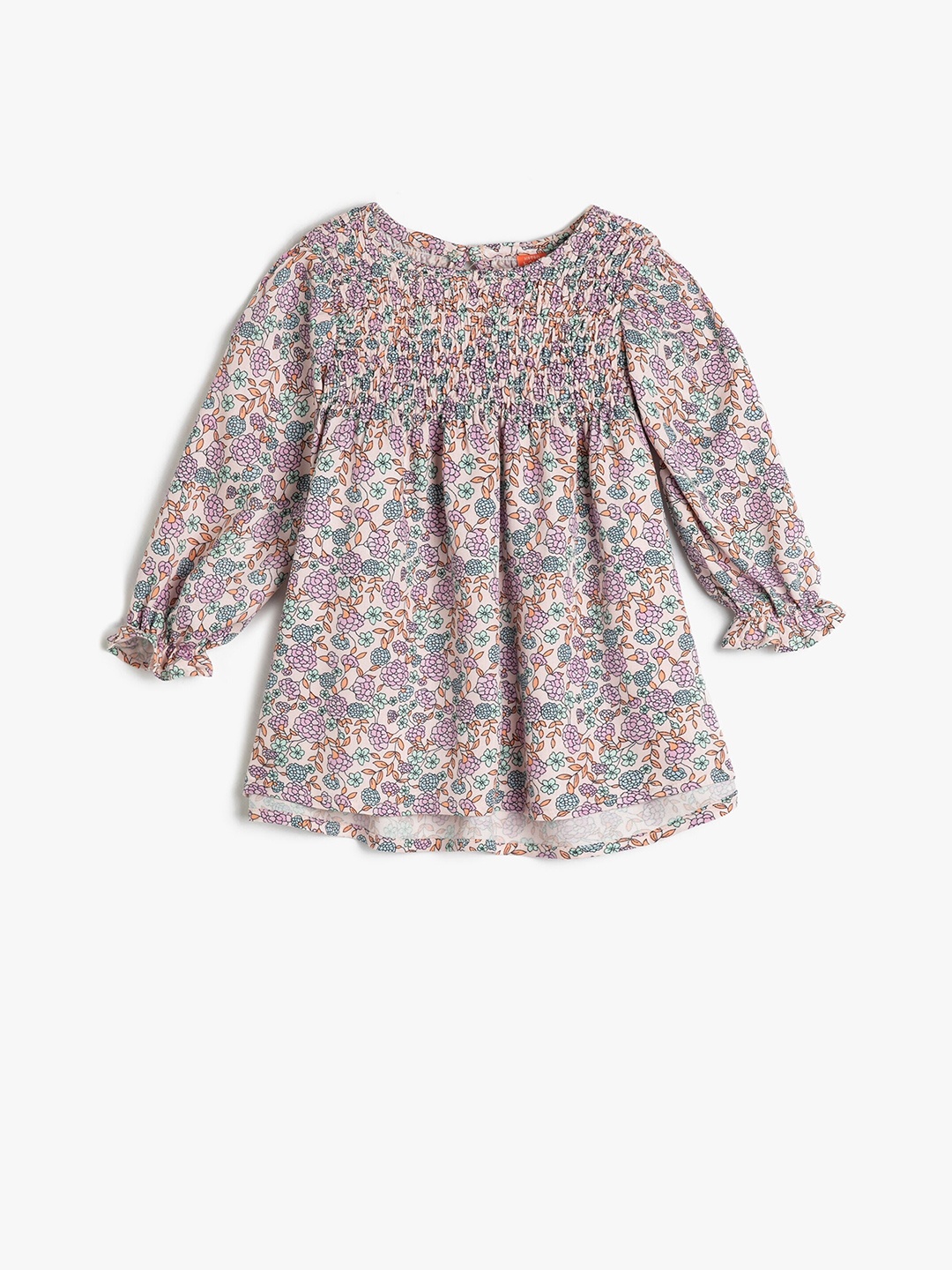 

Koton Girls Floral Print A-Line Dress, Pink