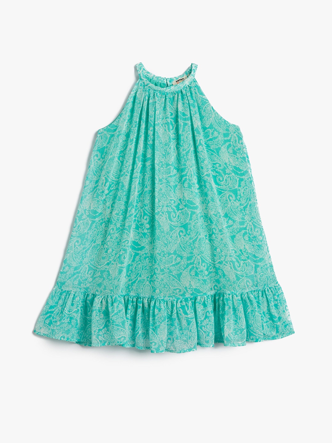 

Koton Girls Floral Printed A-Line Dress, Blue