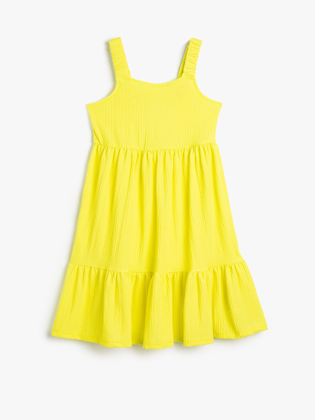 

Koton Girls Shoulder Straps A-Line Dress, Yellow