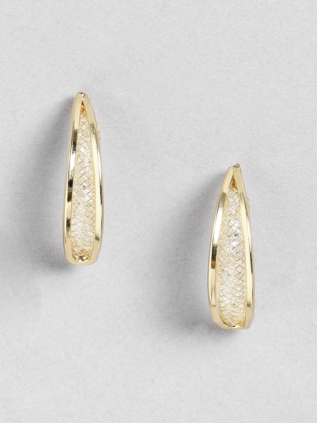 

EL REGALO Contemporary Studs Earrings, Gold