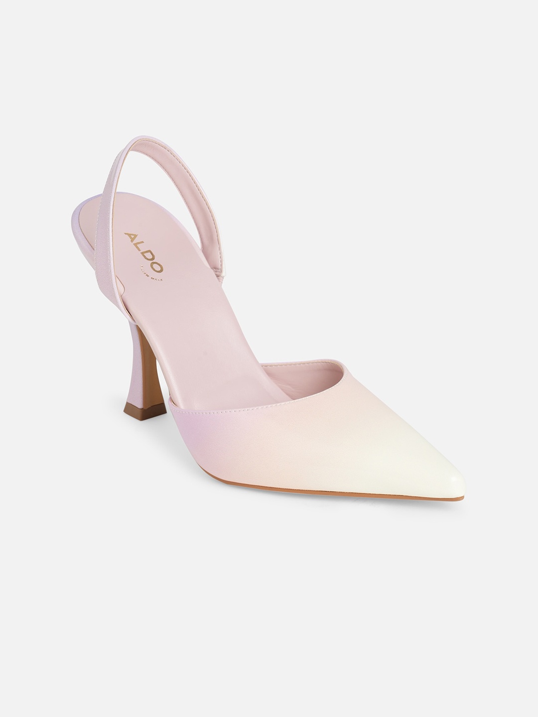 

ALDO Pointed Toe Slim Heel Pumps, Nude