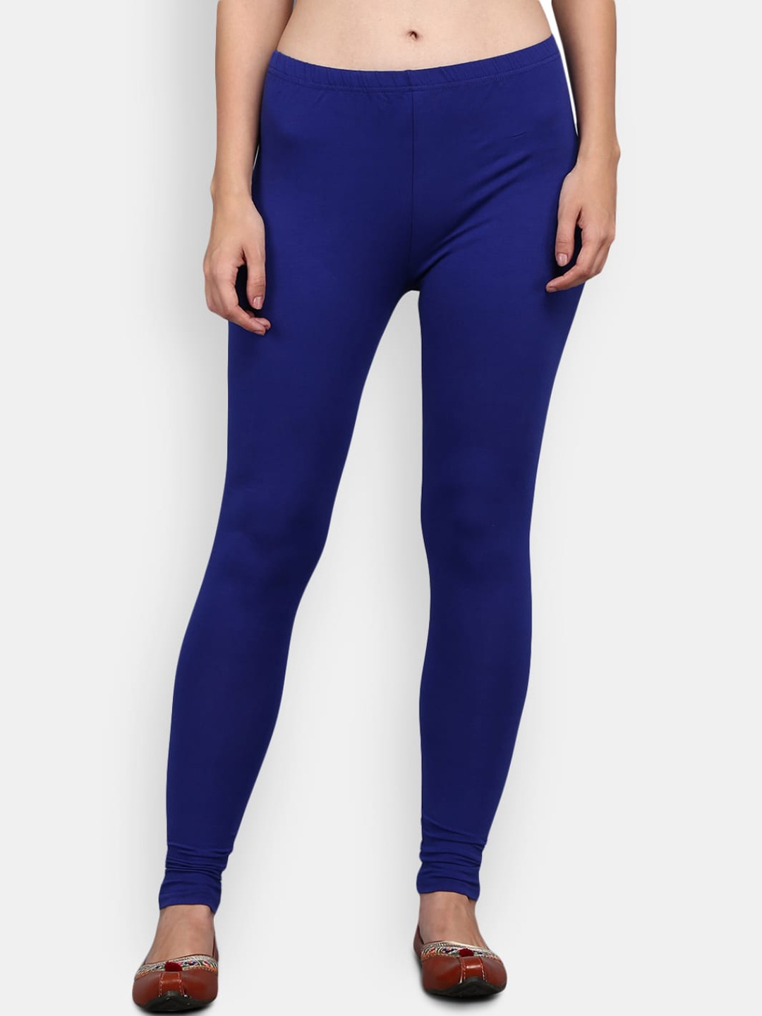 

V-Mart Women Churidar-Length Leggings, Blue
