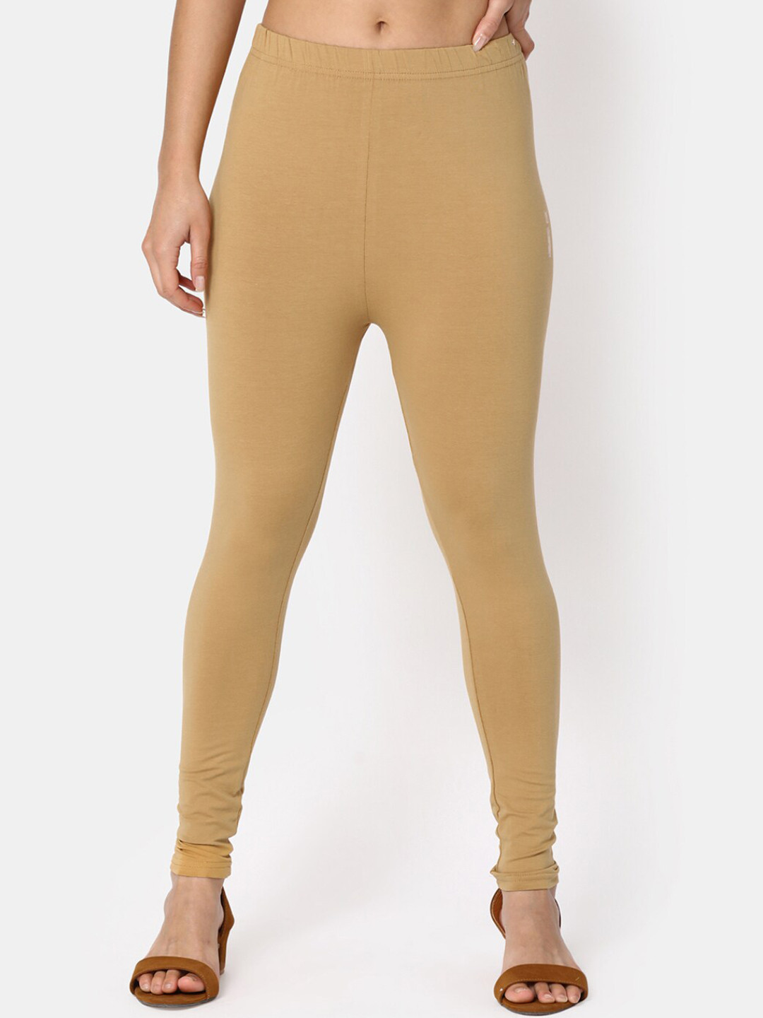 

V-Mart Women Churidar-Length Leggings, Beige