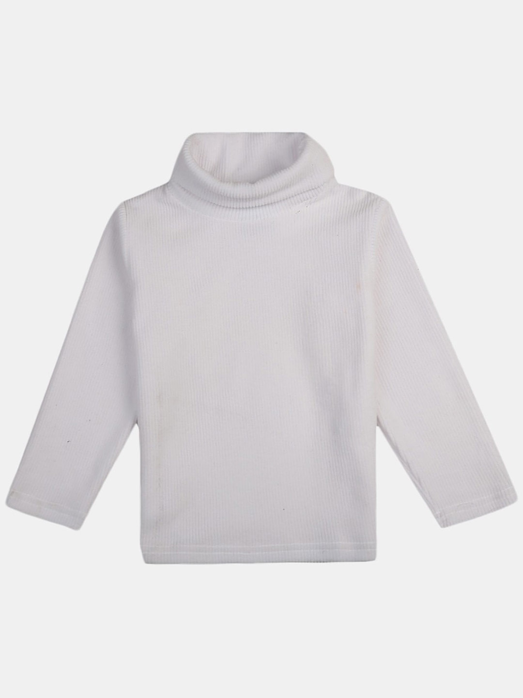 

V-Mart Boys Turtle Neck Cotton Pullover, White
